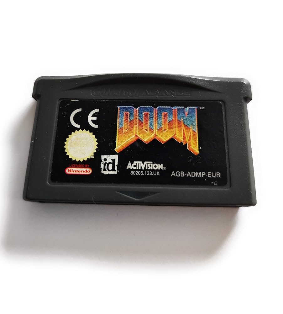 任天堂 - GBA DOOM ゲームボーイ/ アドバンス GBA Game Boy Advance Doom COMPLETE! video game Activision